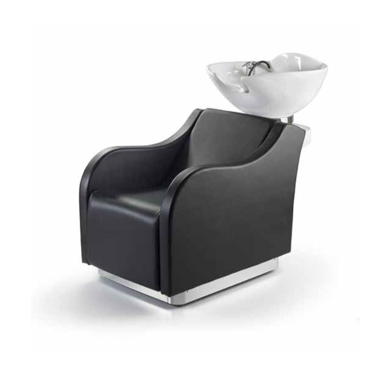 Bac à shampoing ergonomique artemisia access evo skaï noir + option massage à air