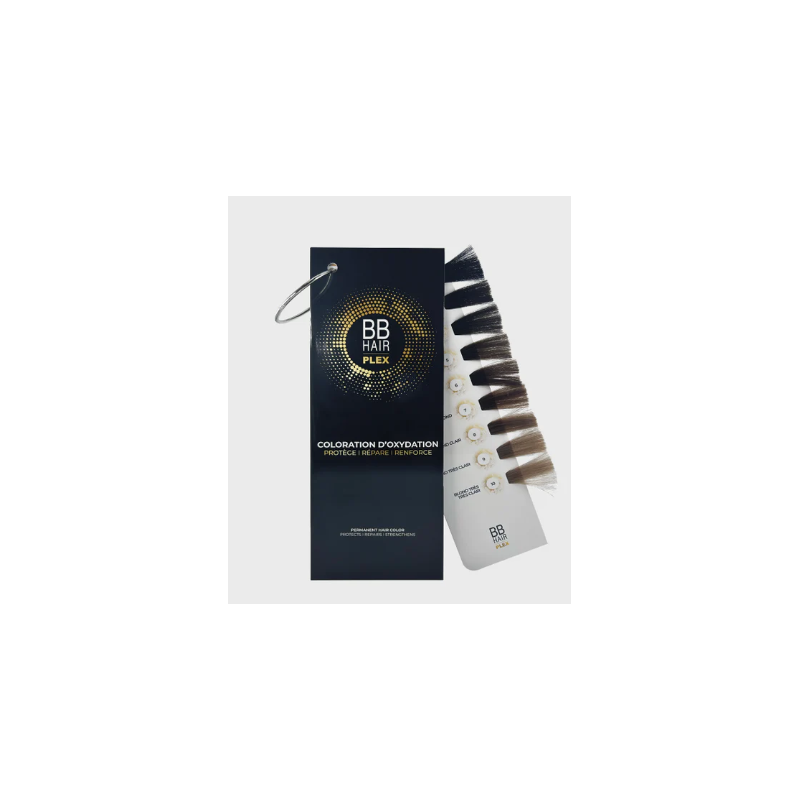 Nuancier bb hair noir/or
