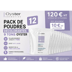 Pack 12 poudres 9 tons Oyster