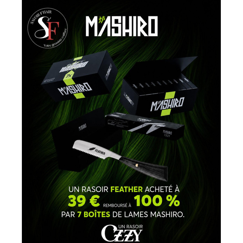 1 Rasoir feather mashiro + 7 étuis de lames offerts