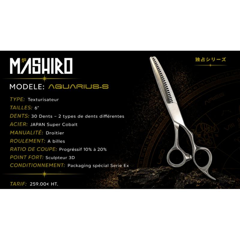 Ciseaux sculpteur aquarius mashiro 6.0