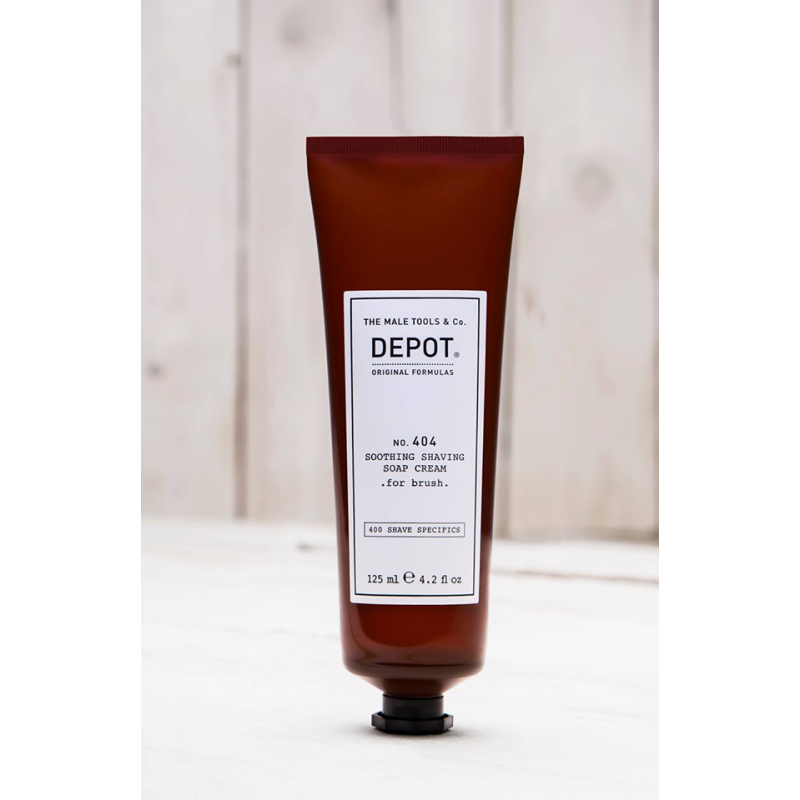 CRÈME DE RASAGE 125ML AVEC BLAIREAU DEPOT 404