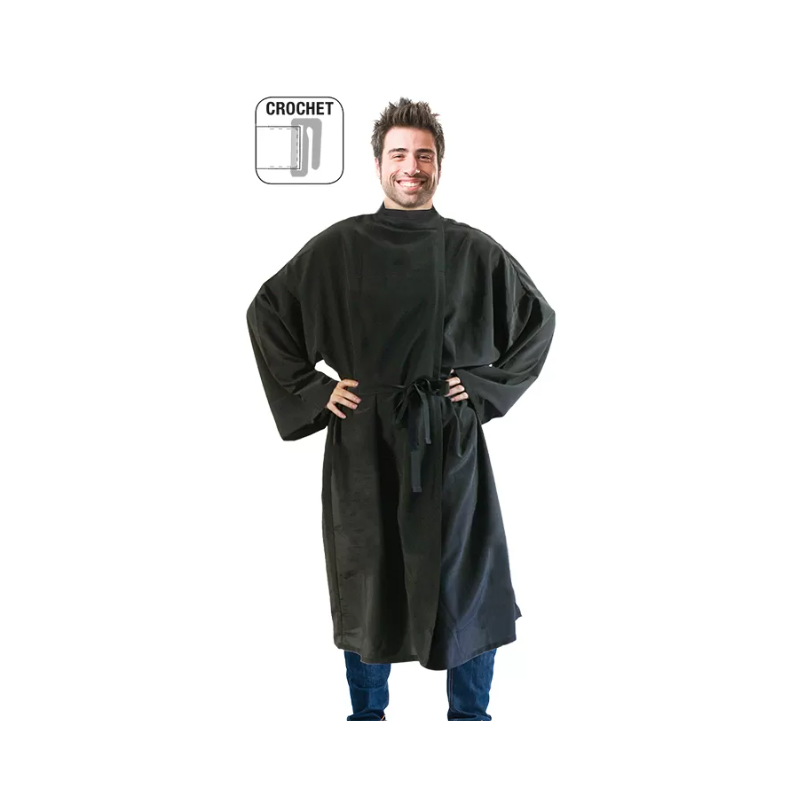 PEIGNOIR NOIR NEWIX CROCHET